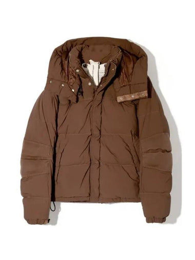 Aspen Combo Down Jacket Padded Brown - TEN C - BALAAN 1