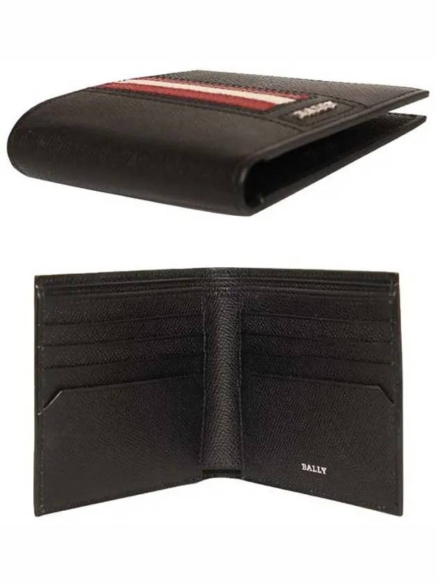 Trasai Vertical Logo Wallet Black - BALLY - BALAAN 4