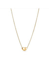 Tiffany Elsa Peretti Bean Design Pendant Yellow Gold 6.5mm - TIFFANY & CO. - BALAAN 1