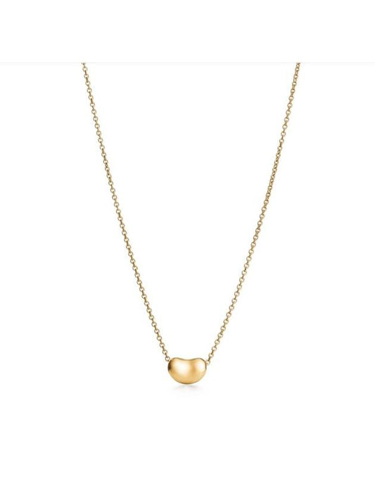 Women's Elsa Peretti Bean Pendant Necklace Yellow Gold - TIFFANY & CO. - BALAAN 2