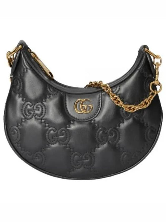 GG Matelasse Leather Mini Shoulder Bag Black - GUCCI - BALAAN 2