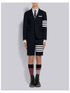 Armband striped poplin long sleeved shirt - THOM BROWNE - BALAAN 7