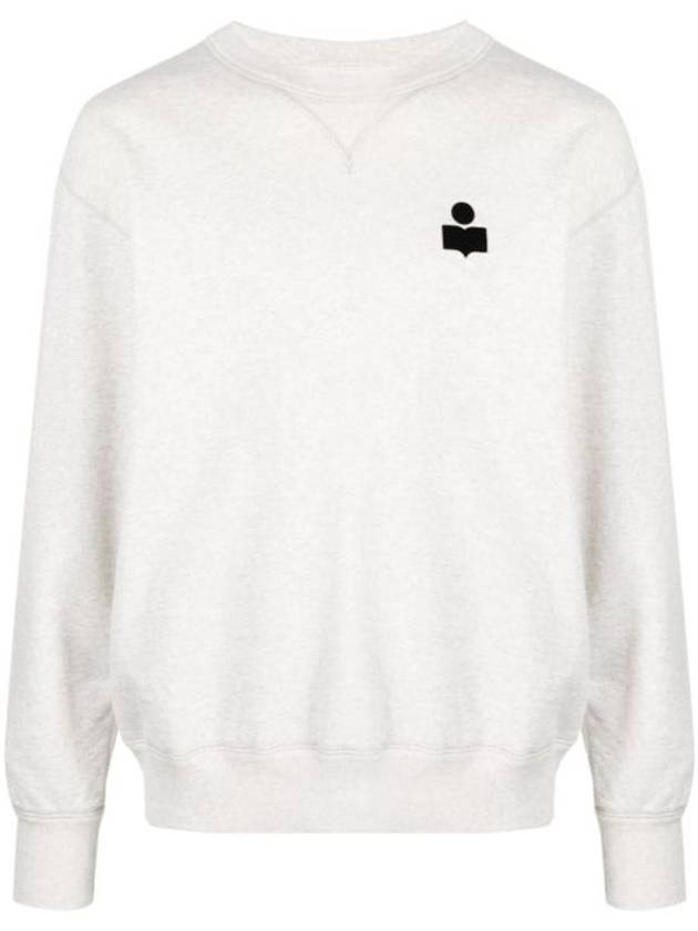 Mike Logo Cotton Sweatshirt White - ISABEL MARANT - BALAAN 2