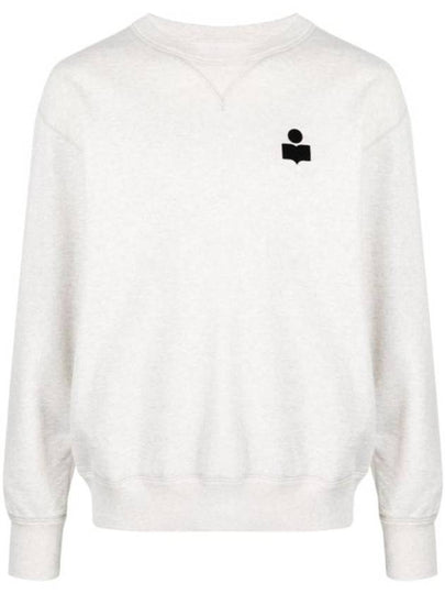 Mike Logo Cotton Sweatshirt White - ISABEL MARANT - BALAAN 2