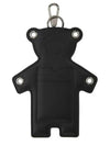 Bear Motif Lambskin Key Holder Black - BURBERRY - BALAAN 2