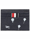 Compartment Icon Card Wallet Grey - THOM BROWNE - BALAAN 2