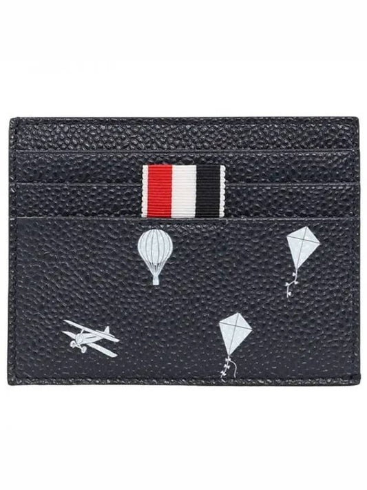 Compartment Icon Card Wallet Grey - THOM BROWNE - BALAAN 2