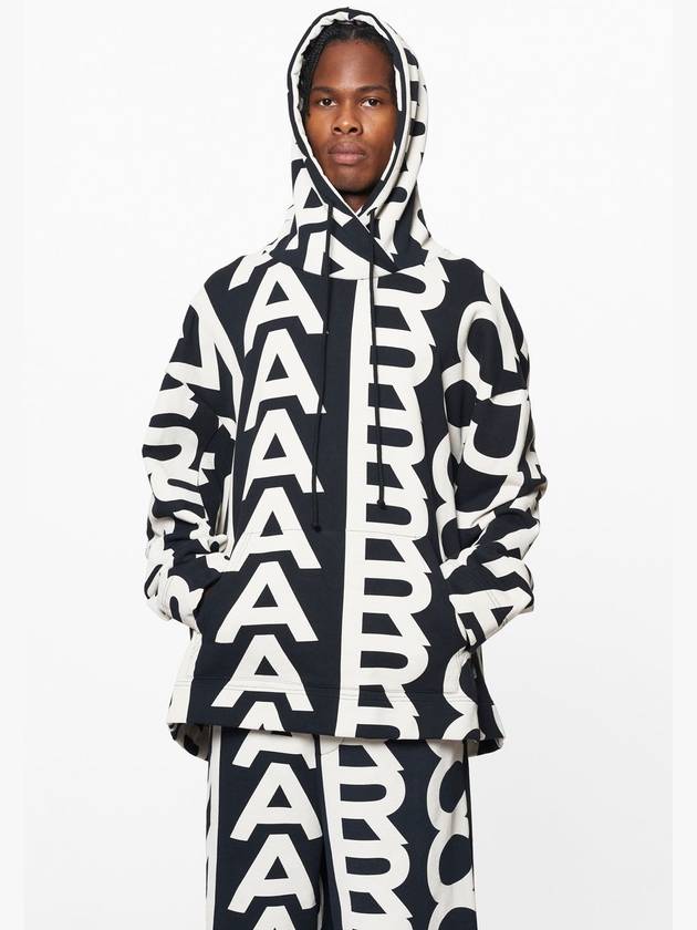 Monogram Oversized Hoodie_Black/Ivory (C632P26SP22-004) - MARC JACOBS - BALAAN 7