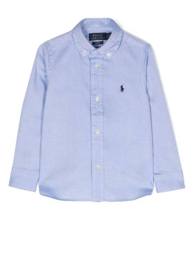 23SS Junior Shirt 323819238002 BSR BLUE - POLO RALPH LAUREN - BALAAN 1