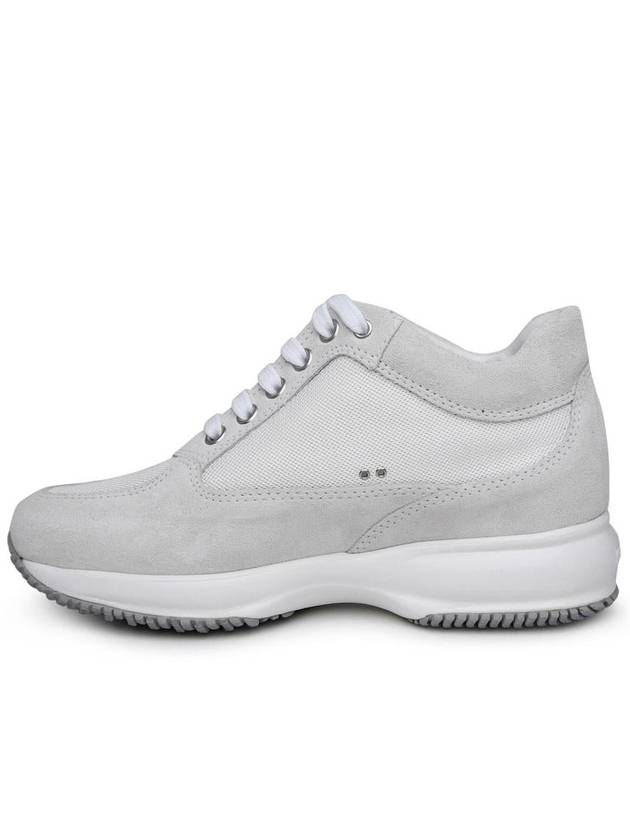 interactive low top sneakers gray silver - HOGAN - BALAAN 4