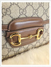 Horsebit 1955 GG Supreme Shoulder Bag Brown - GUCCI - BALAAN 5