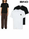 Logo Patch Short Sleeves T-Shirt White - STONE ISLAND - BALAAN 2