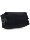 Triangle Logo Cosmetic Pouch Bag Black - PRADA - BALAAN 6