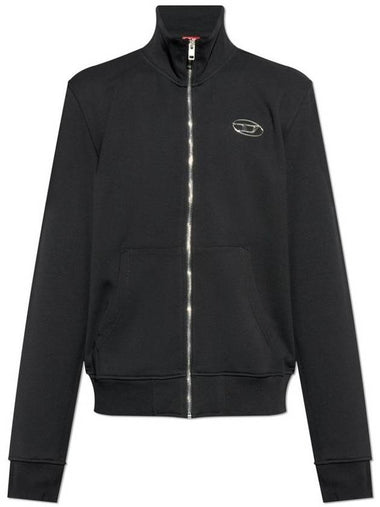 S Genie Zip Odi High Neck Up Jacket Black - DIESEL - BALAAN 1