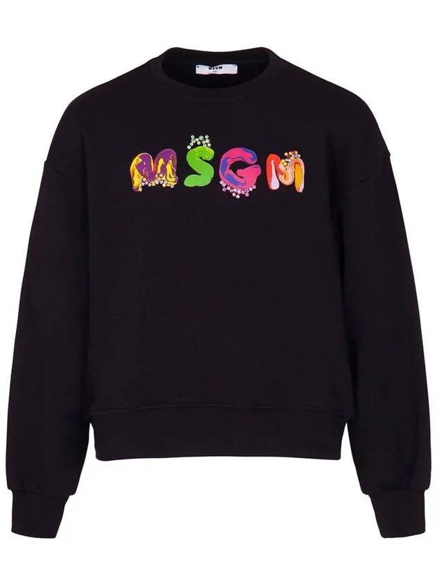 Kids Cubic Painting Sweatshirt F3MSJGSW090 110 - MSGM - BALAAN 2