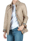 Diamond Quilted Thermoregulated Jacket New Chino Beige - BURBERRY - BALAAN 4