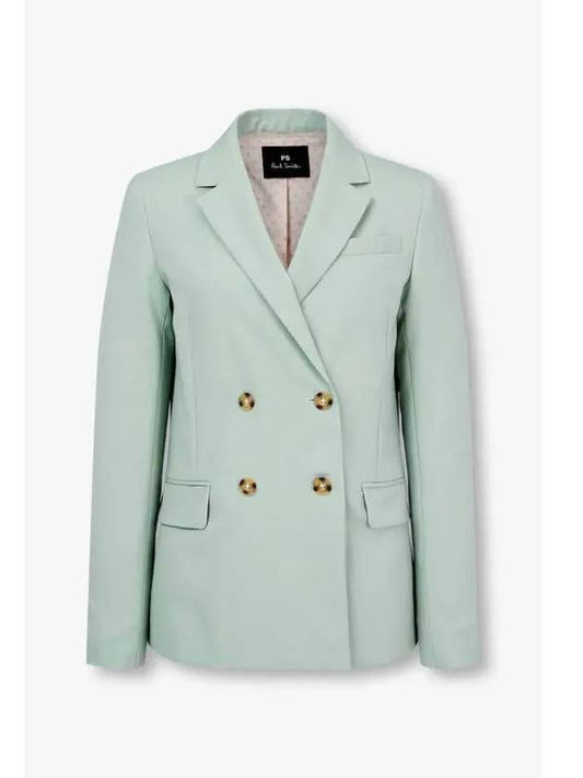 30 9 29 PS Women s Wool No cheat Double Jacket Mint - PAUL SMITH - BALAAN 1