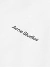 Logo Crew Neck Short Sleeve T-Shirt White - ACNE STUDIOS - BALAAN 5