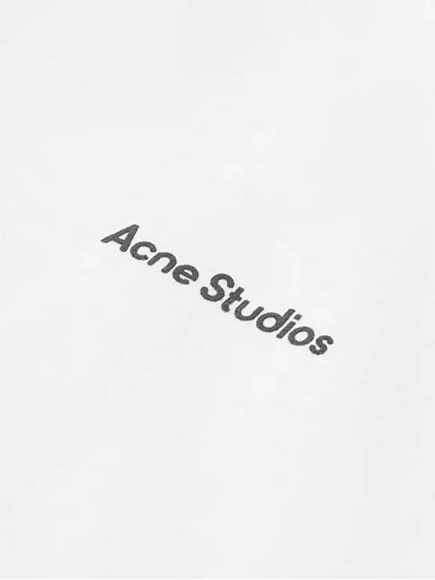 Logo Crew Neck Short Sleeve T-Shirt White - ACNE STUDIOS - BALAAN 5