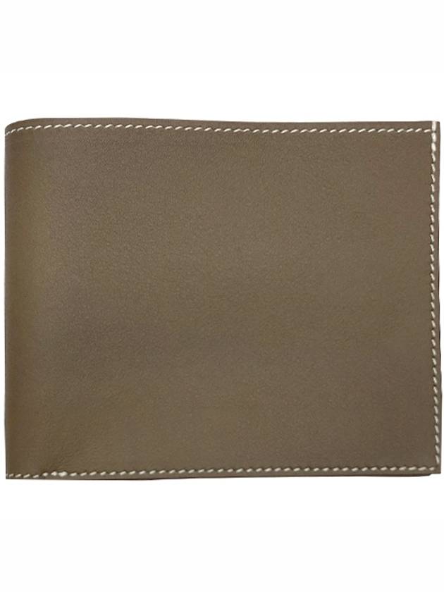 Citizen Twill Compact Card Wallet Brown - HERMES - BALAAN 2