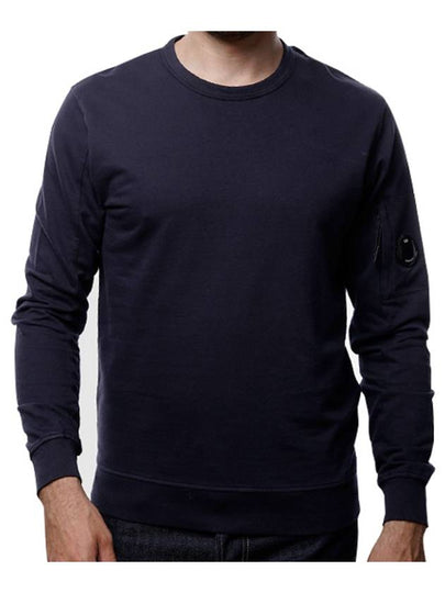 Lens Wappen Light Fleece Sweatshirt Navy - CP COMPANY - BALAAN 2