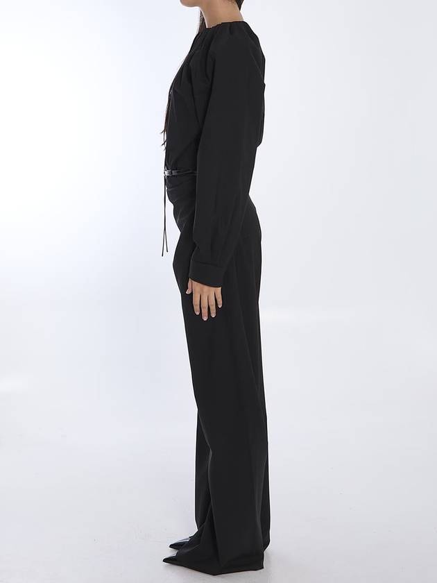 Keyhole Neck Jumpsuit Black - GUCCI - BALAAN 4