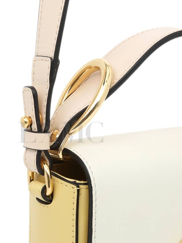 C Buckle Mini Tote White Cross CHC21US193 - CHLOE - BALAAN 5