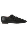 Souris Nappa Leather Flat Classic Derbies Black - LEMAIRE - BALAAN 1