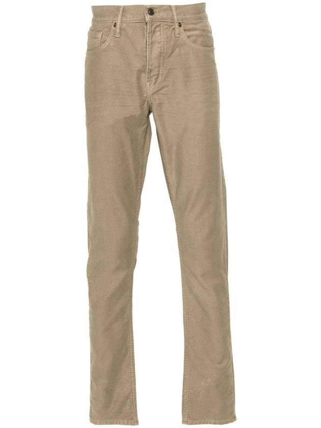 Tom Ford Mid-Rise Slim Cotton Trousers - TOM FORD - BALAAN 1