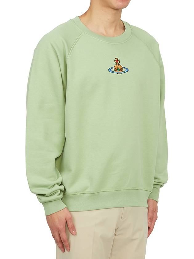 ORB Logo Crewneck Sweatshirt Pastaccio - VIVIENNE WESTWOOD - BALAAN 6