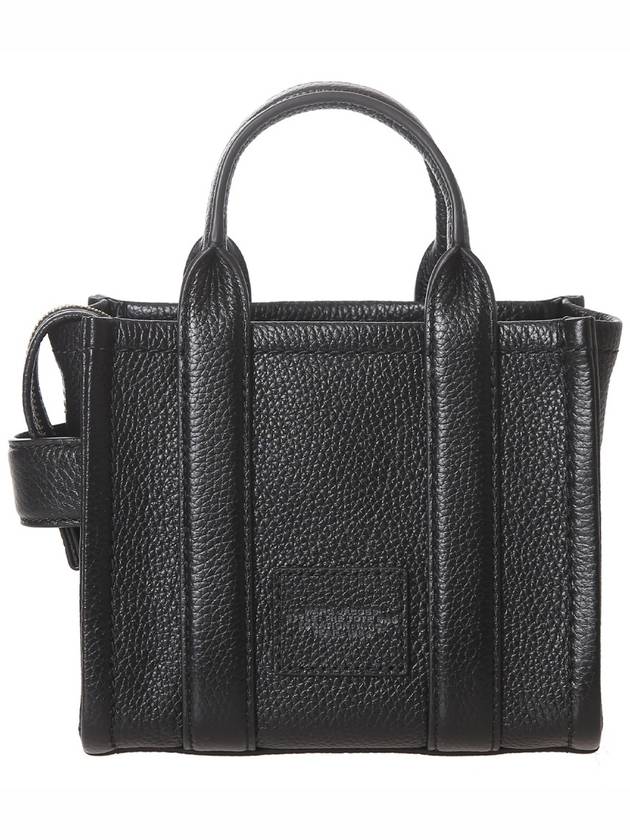 Mini Micro Leather Tote Bag Black - MARC JACOBS - BALAAN 4