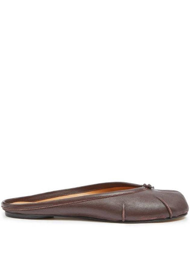 Tabi Leather Mule Brown - MAISON MARGIELA - BALAAN 1