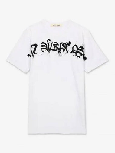 Graphic Logo Short Sleeve T Shirt White AAUTS0402FA01WTH0001 - 1017 ALYX 9SM - BALAAN 1