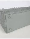 Lady Bag Medium Ultramatte Stone Gray M0565ILOI M41G - DIOR - BALAAN 7