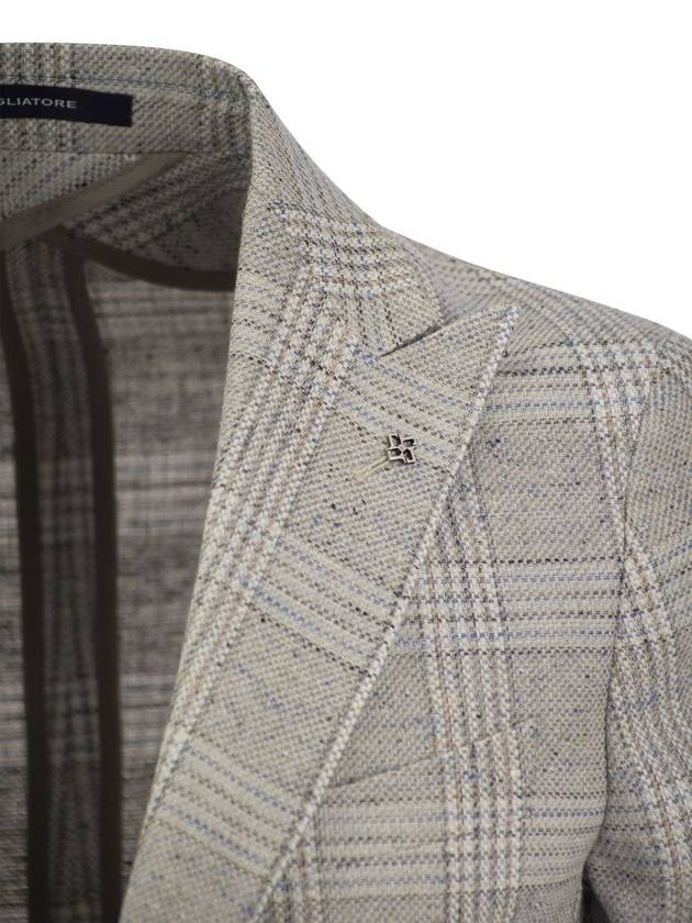 Jacket with Tartan pattern - TAGLIATORE - BALAAN 4