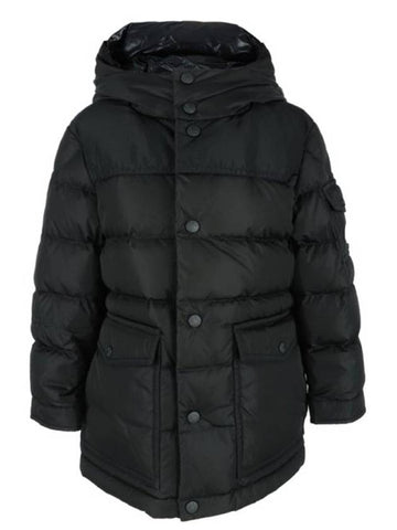 Kids Junjo Hooded Padding Black - MONCLER - BALAAN 1