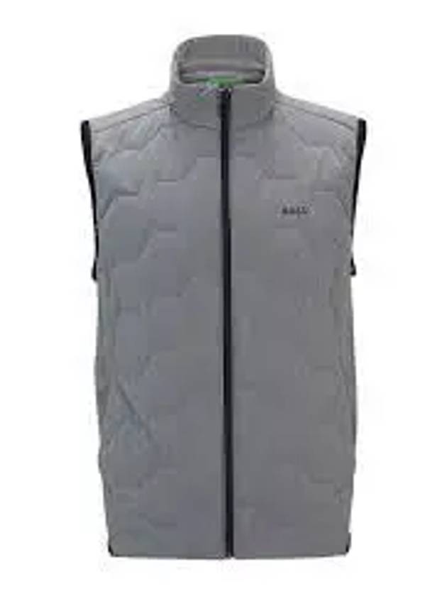 Regular Fit Padded Vest Grey - HUGO BOSS - BALAAN 2