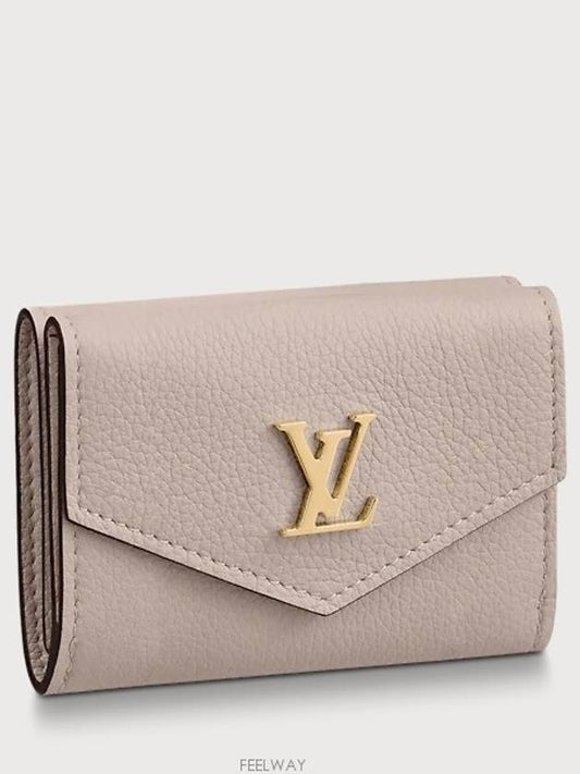 Lock Mini Half Wallet Grey - LOUIS VUITTON - BALAAN 2