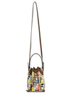 Mon Tresor Embroidered FF Logo Bucket Bag - FENDI - BALAAN 7