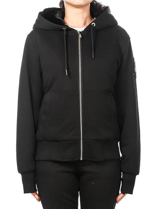 Classic Bunny 2 Zip Up Hoodie Black Lining Black - MOOSE KNUCKLES - BALAAN 2