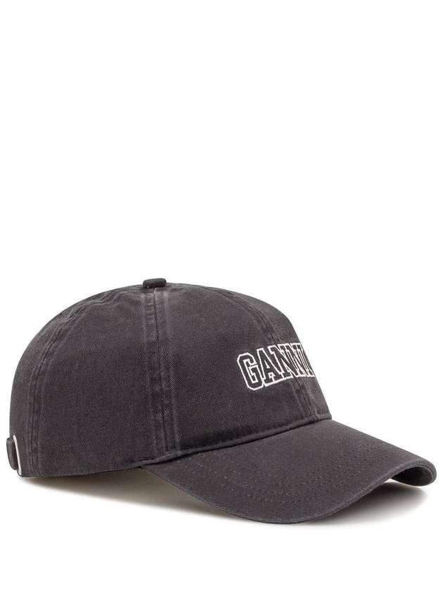 Logo Ball Cap Black - GANNI - BALAAN 3