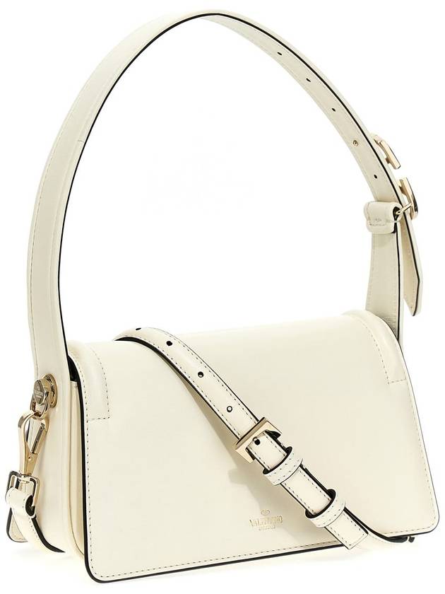 Le Petit Duciem Leather Shoulder Bag White - VALENTINO - BALAAN 3