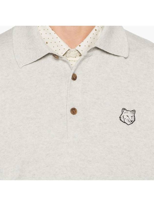 Maison Kitsune Bold Fox Head Patch Men s Wool Polo Knit MM00211 H120 - POLO RALPH LAUREN - BALAAN 5