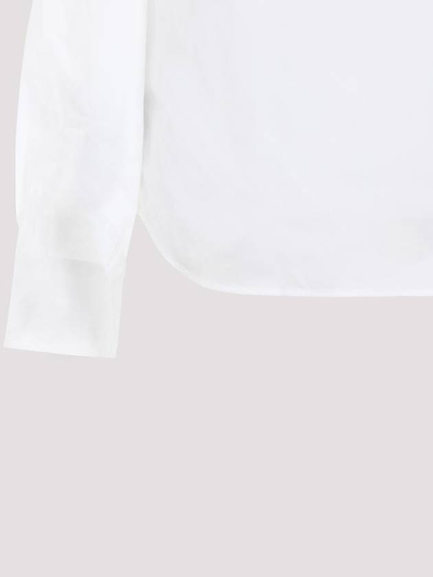 Cotton Long Sleeve Shirt White - MAISON MARGIELA - BALAAN 5