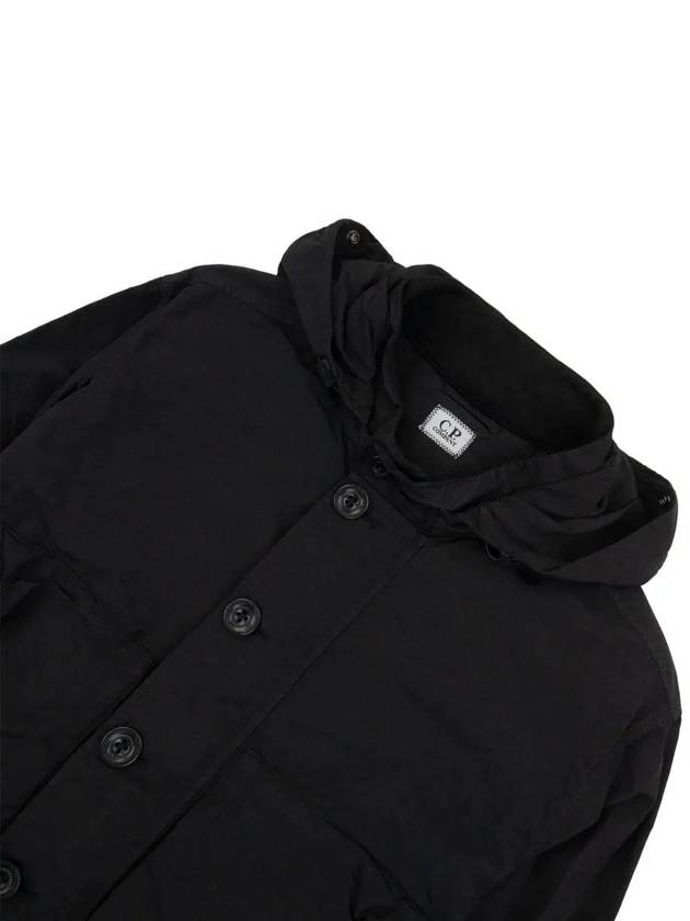 Flatt Nylon Goggle Over Long Sleeve Shirt Black - CP COMPANY - BALAAN 5