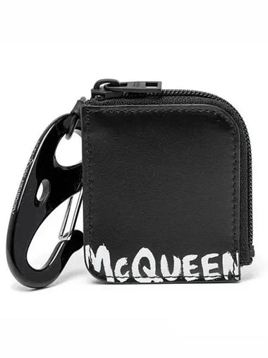 Logo Coin Purse Black - ALEXANDER MCQUEEN - BALAAN 1