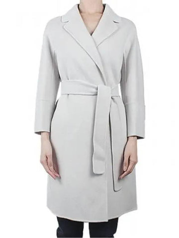 S Women Arona Wool Coat Pearl Gray 011 271429 1119965 - MAX MARA - BALAAN 1