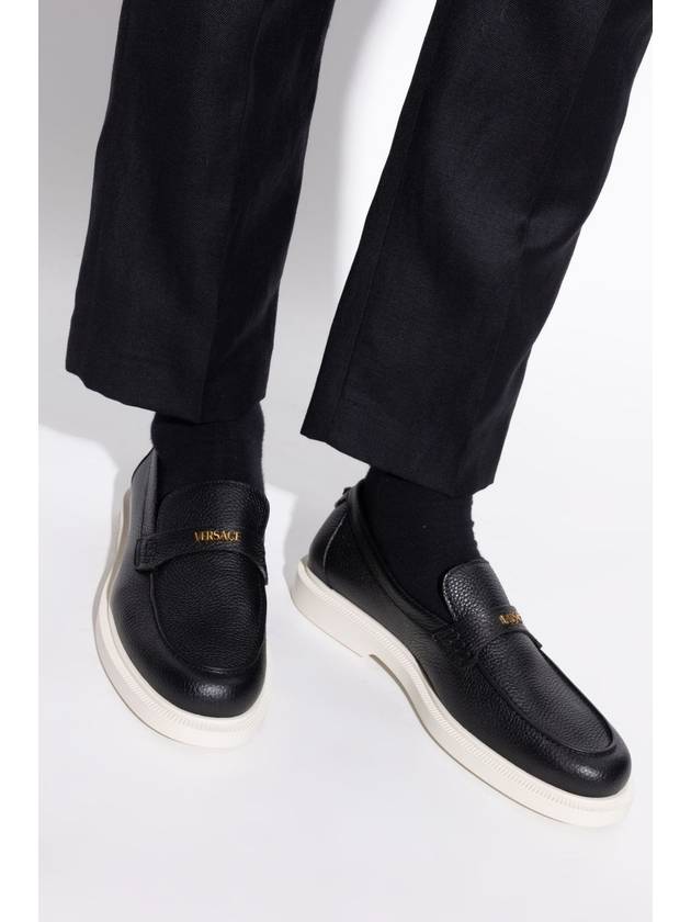 Versace Leather Shoes Type Loafers, Men's, Black - VERSACE - BALAAN 2