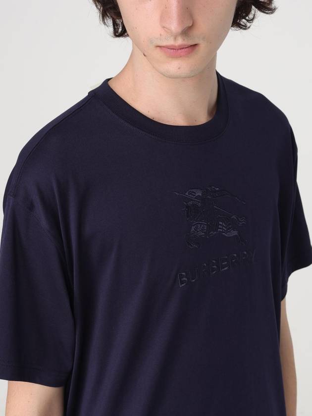 Short Sleeve T-Shirt 8072008 SMOKED NAVY - BURBERRY - BALAAN 6