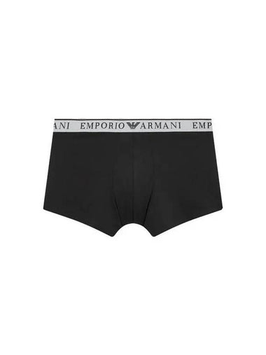 UNDERWEAR Men s Logo Banding Stretch Cotton Drawn Black 270319 - EMPORIO ARMANI - BALAAN 1